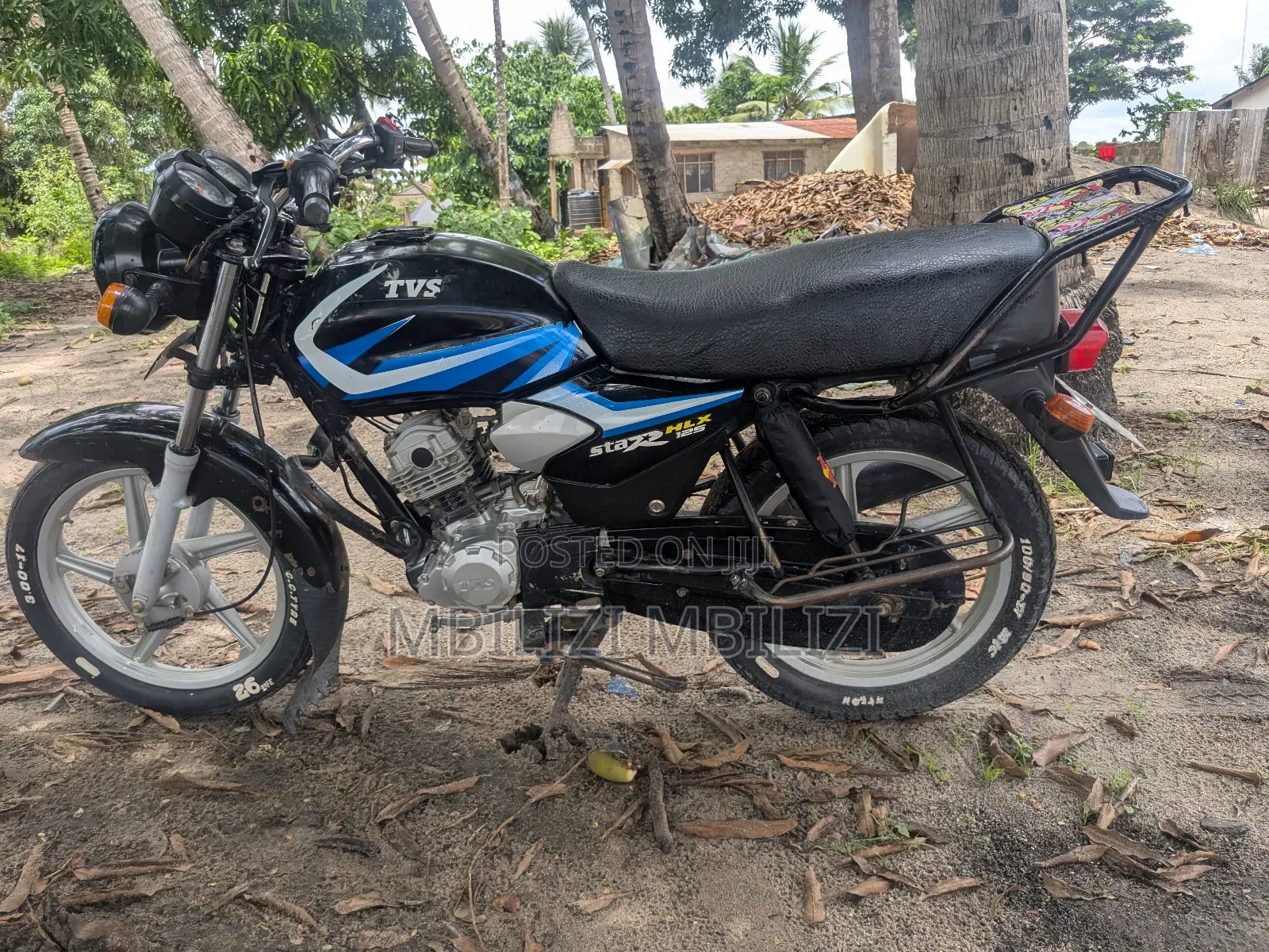 TVS HLX 125 2025 Black