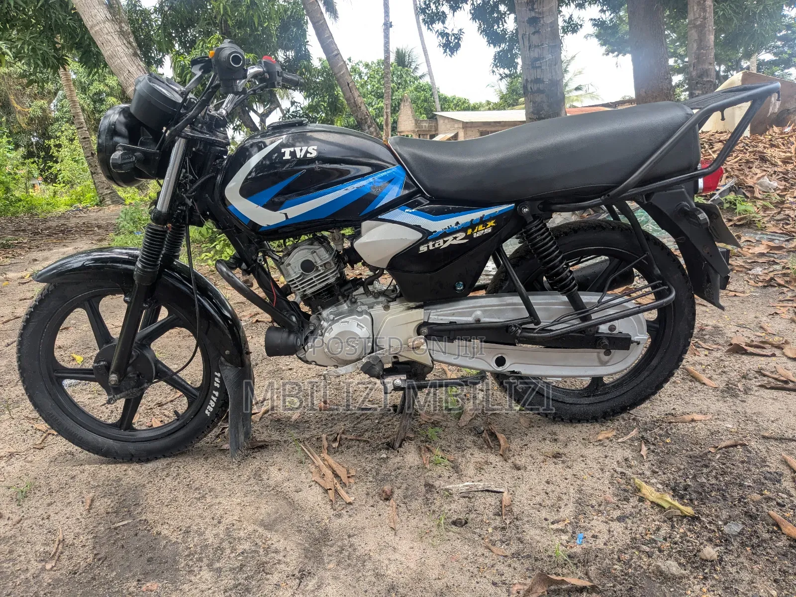 TVS HLX 125 2025 Black