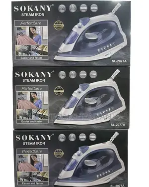Sokany Sl-2077a Steam Iron 1600w Ceramic 220ml Perfectcare