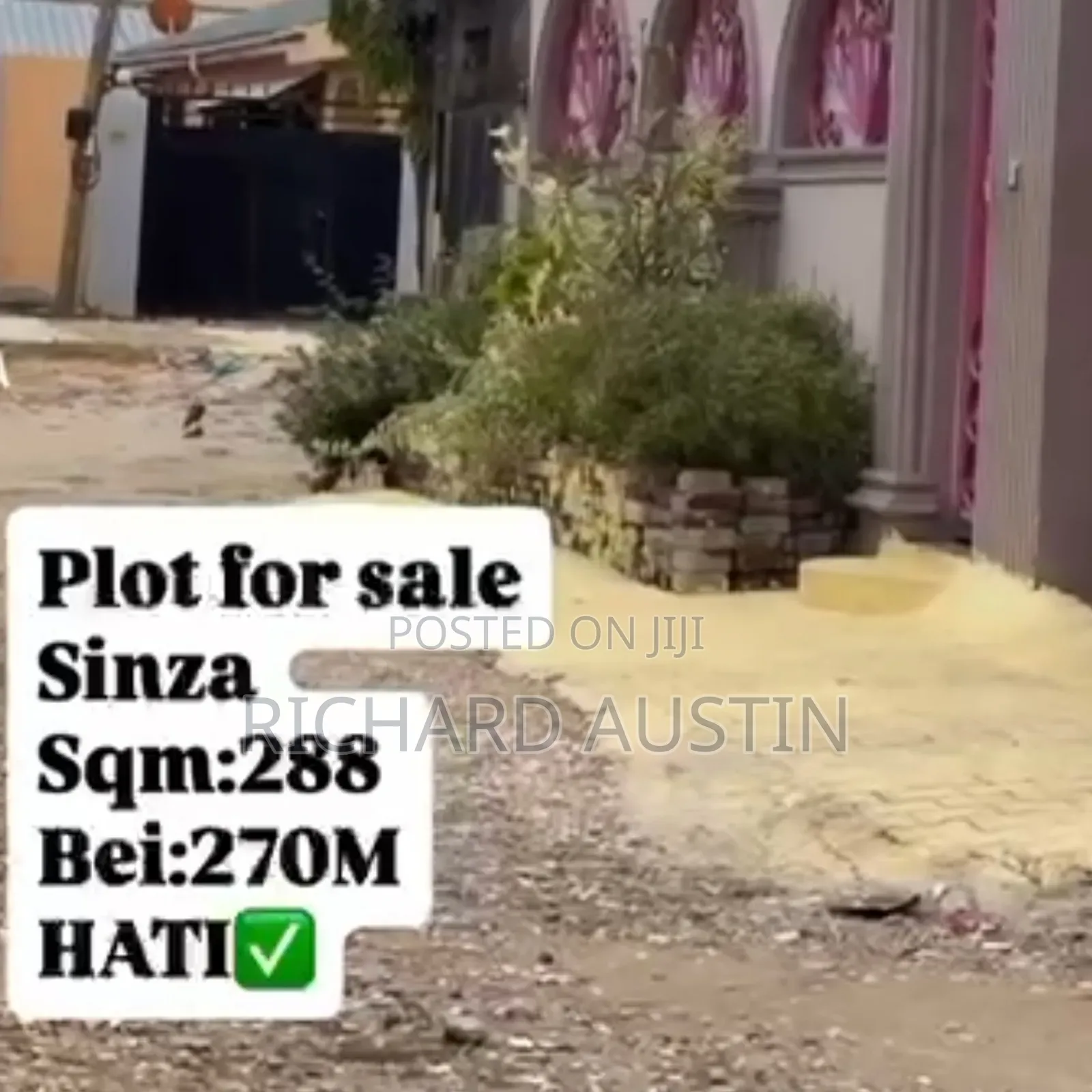 Land for Sale Sinza