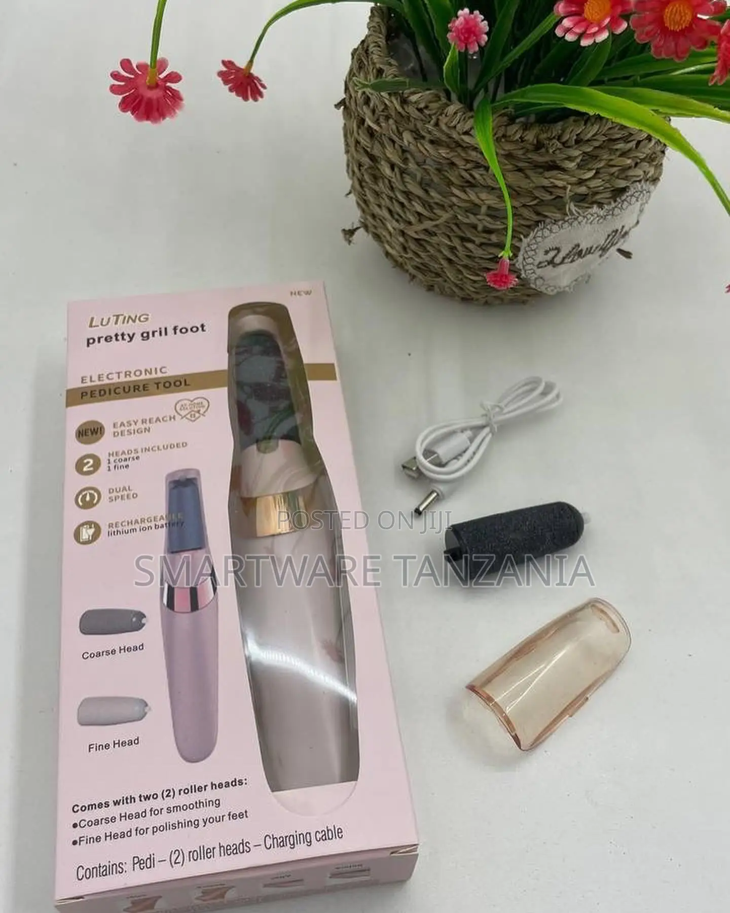 Luting Pretty Gril Foot Electronic Pedicure Tool Dual Speed