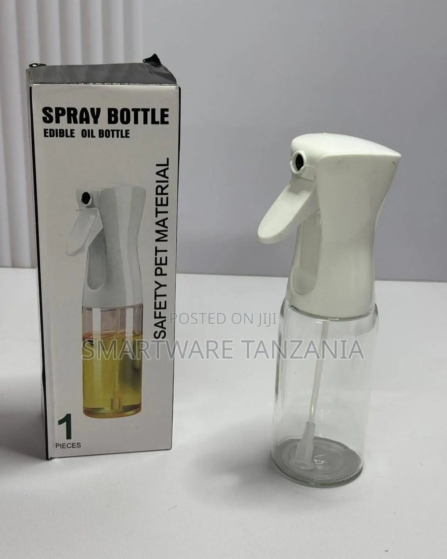 Edible Oil Mist Spray Bottle White Food Safe Pet Kitchen