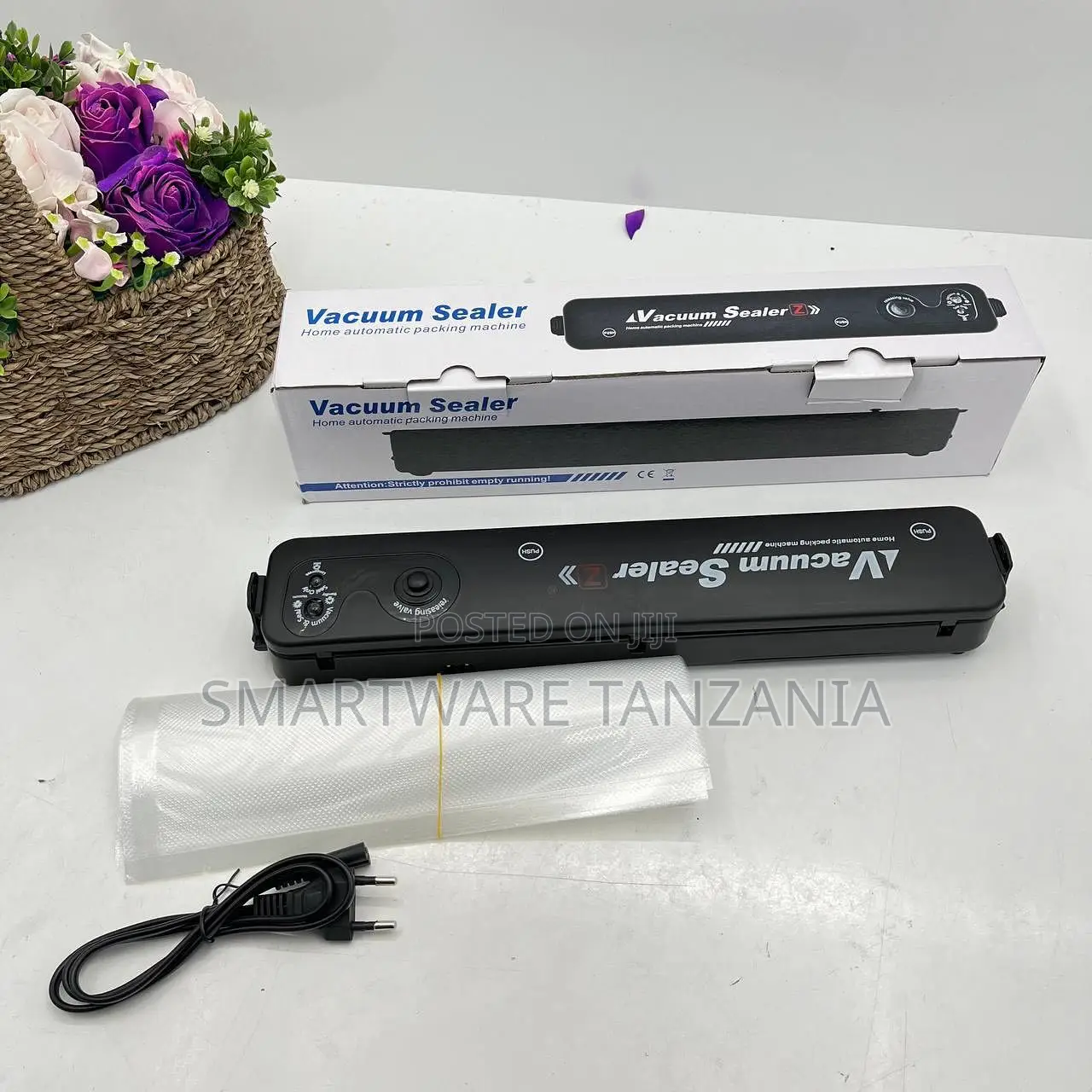 Vacuum Sealer Automatic Food Packing Machine Black Bags