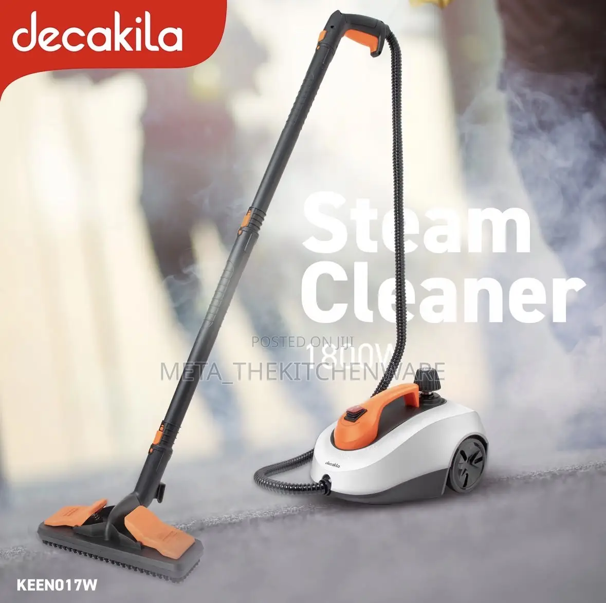 Decakila Multifunction Steam Cleaner 1800w