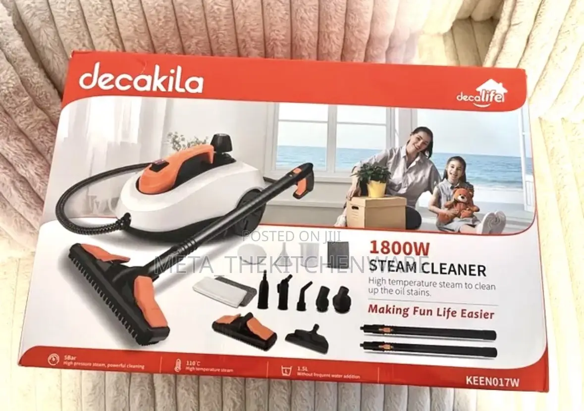Decakila Multifunction Steam Cleaner 1800w