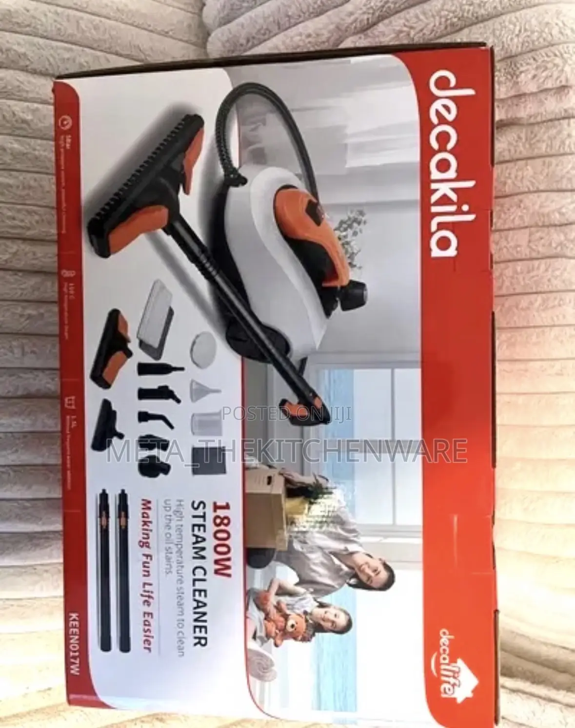 Decakila Multifunction Steam Cleaner 1800w