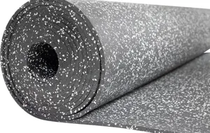 Heavy Duty Commercial Rubber Gym Flooring Roll (1m X 10m)