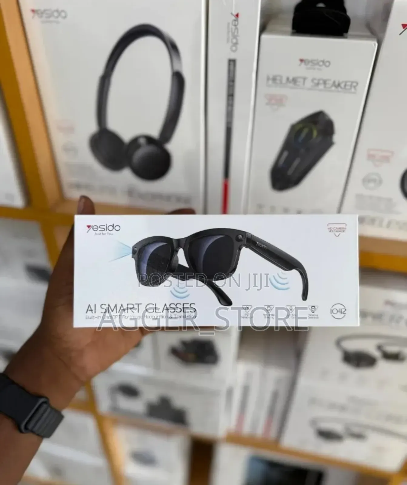 Yesido Io42 Al Smart Camera Glasses(8mp Camera ,Has Chatgpt,Speaker)