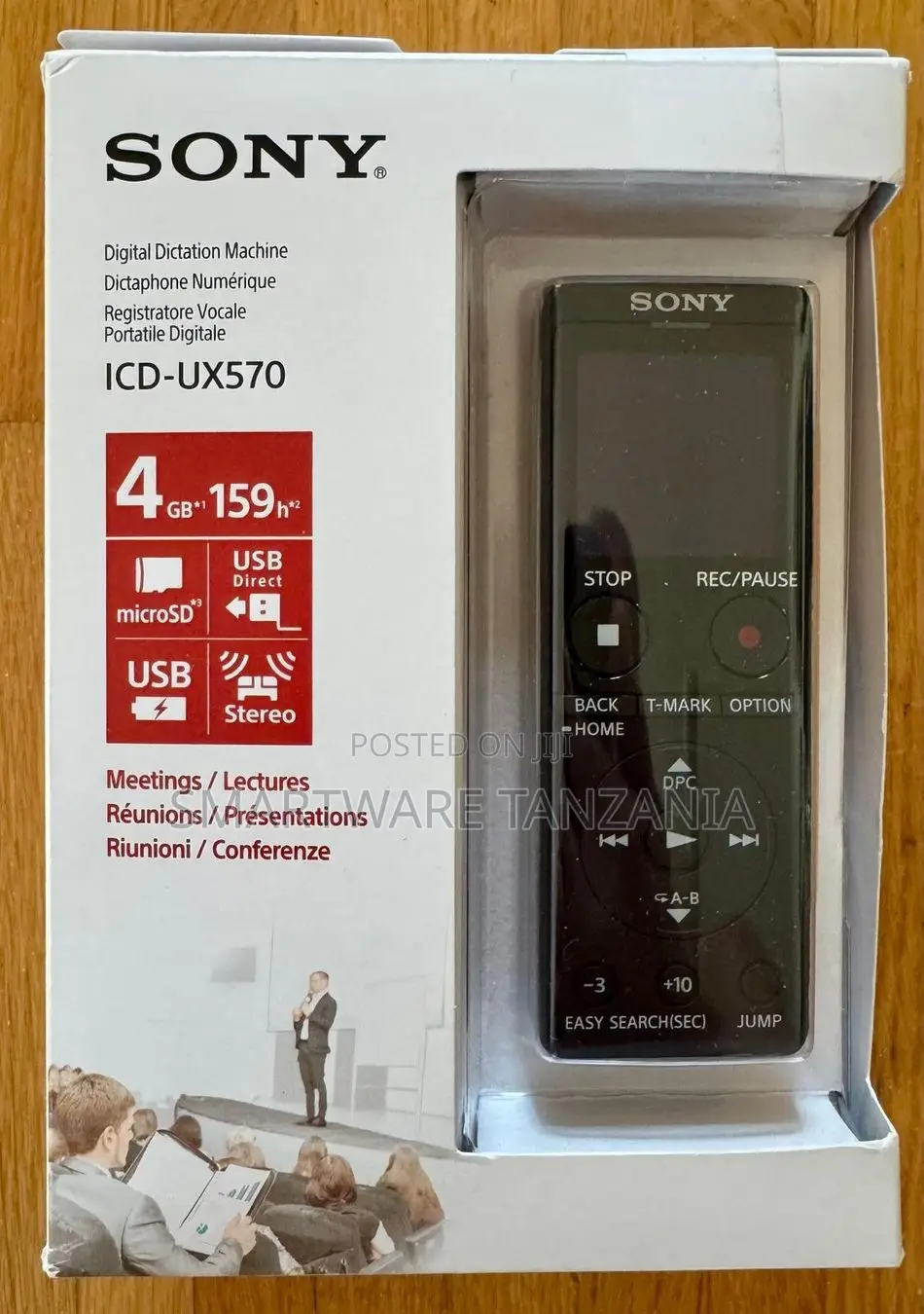 Sony Icd-Ux570 Digital Dictation Machine With 4gb Memory