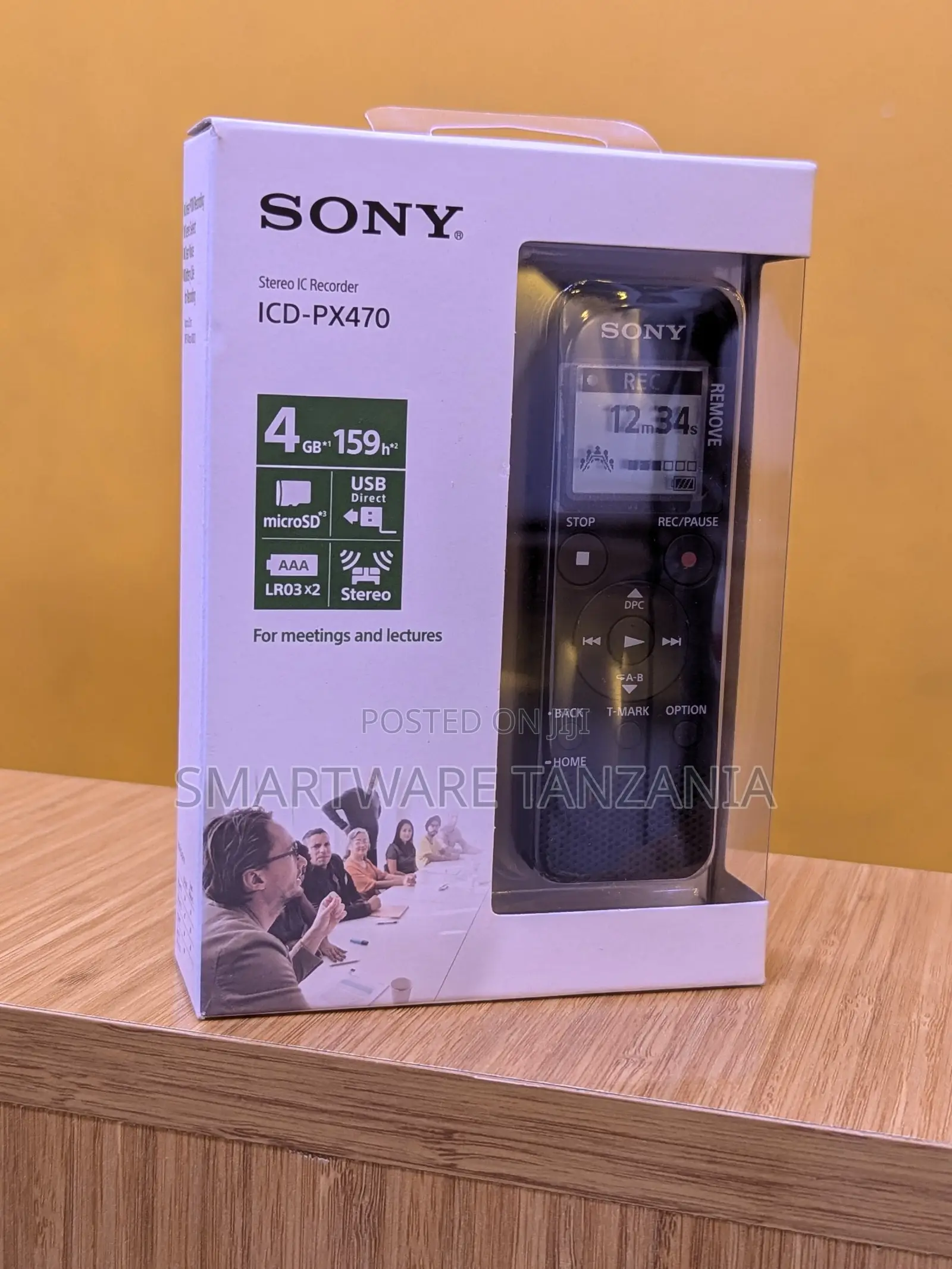 Sony Icd-Px470 Stereo Ic Recorder 4gb for Meetings