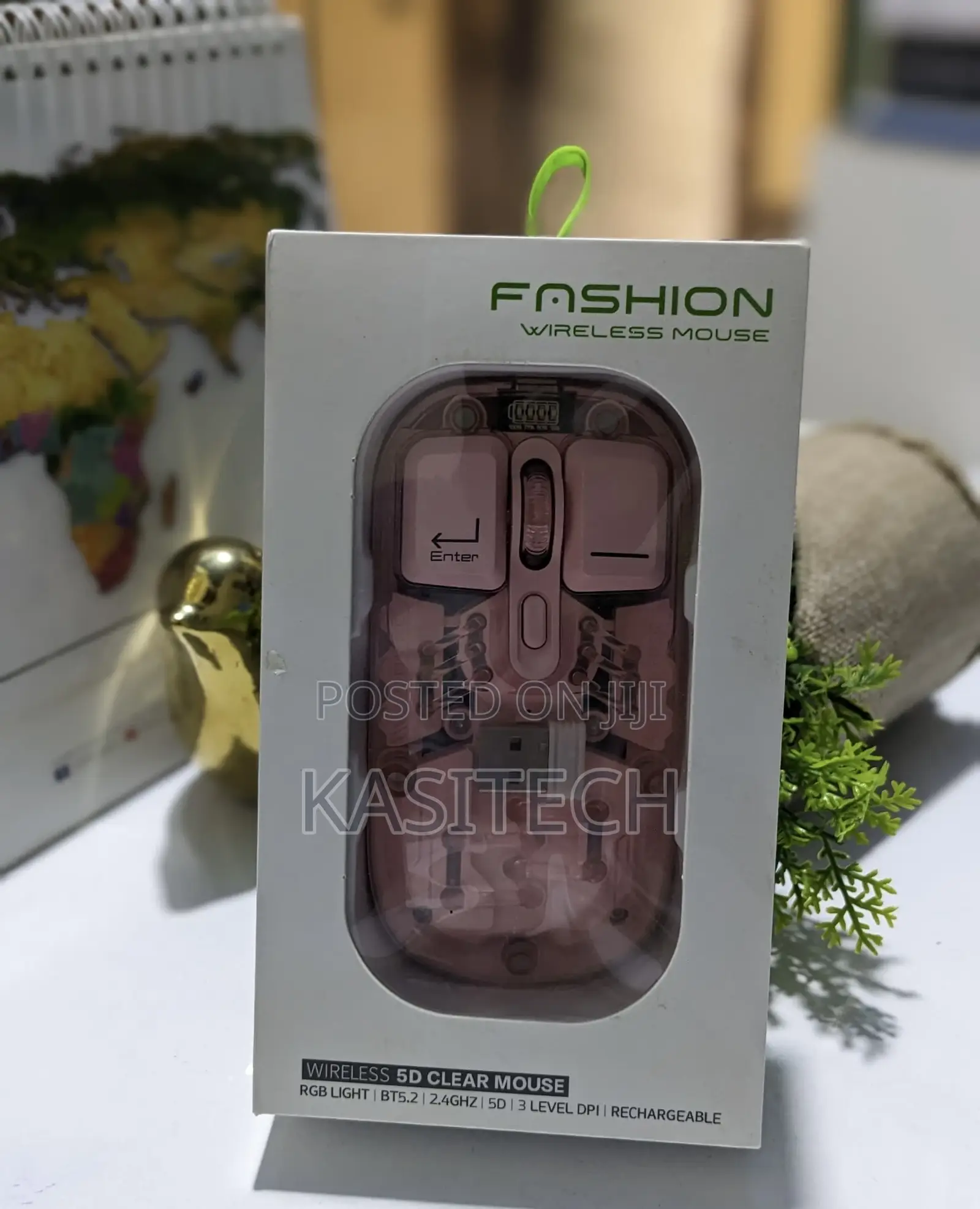 Wireless Transparent Gaming Mouse