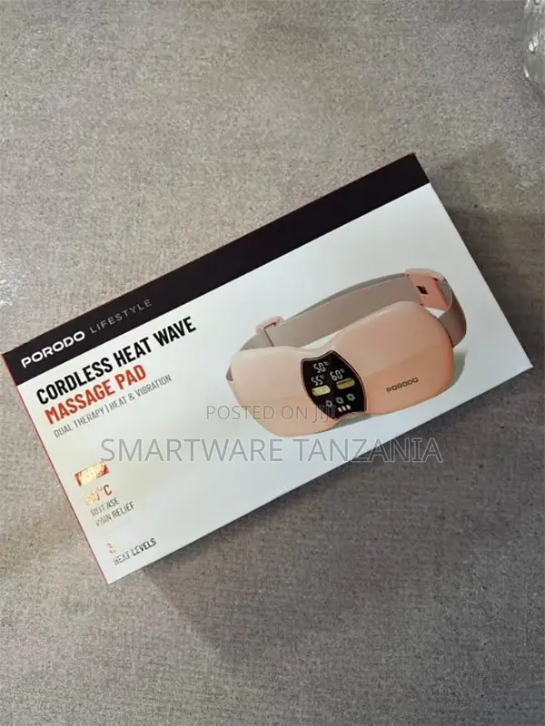 Porodo Heat Wave Cordless Massage Pad With 3 Heat Levels