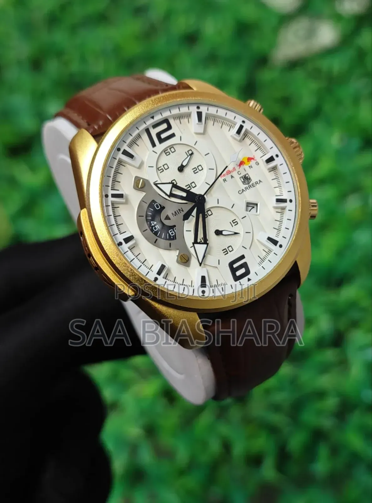 Tag Heuer Grand Carrera Red Bull Racing Genuine Leather Belt Brown