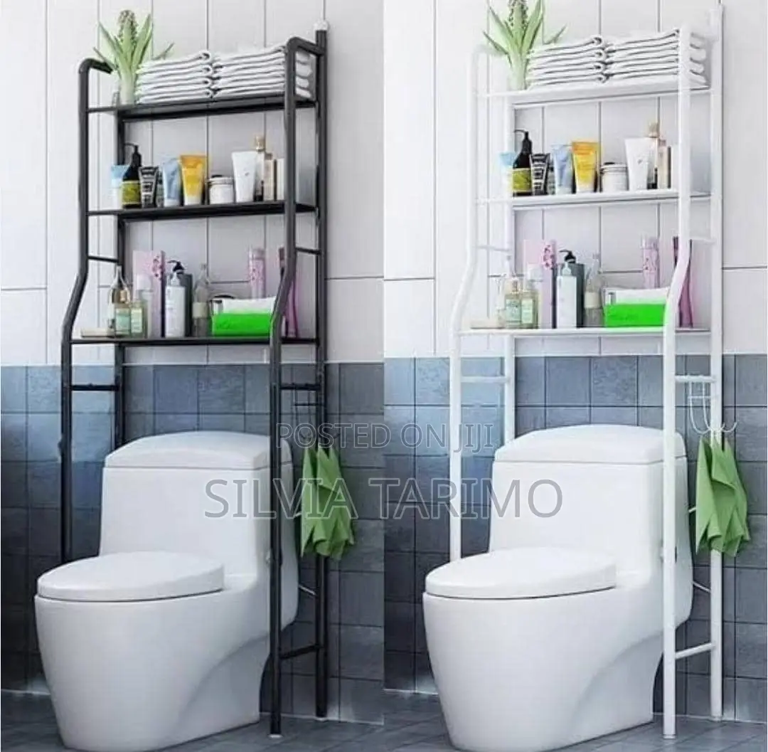 Ce-Saving Bathroom Organizer Rack (Over Toilet Shelf)