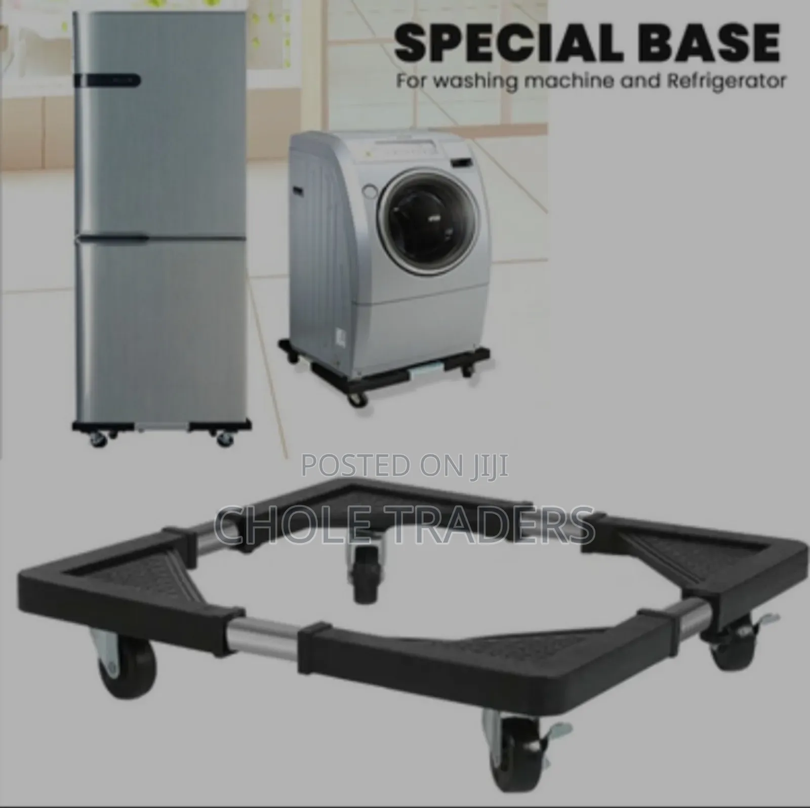 46x46cm Multifunctional Movable Stand /Base for Washing Machine Frid