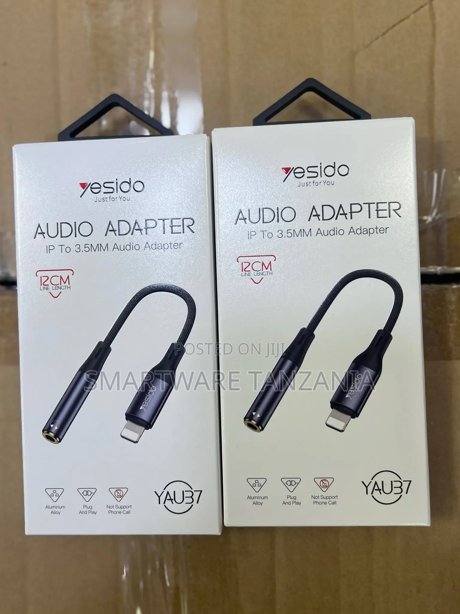 Yesido Yau37 Lightning To 3.5mm Audio Adapter 12cm