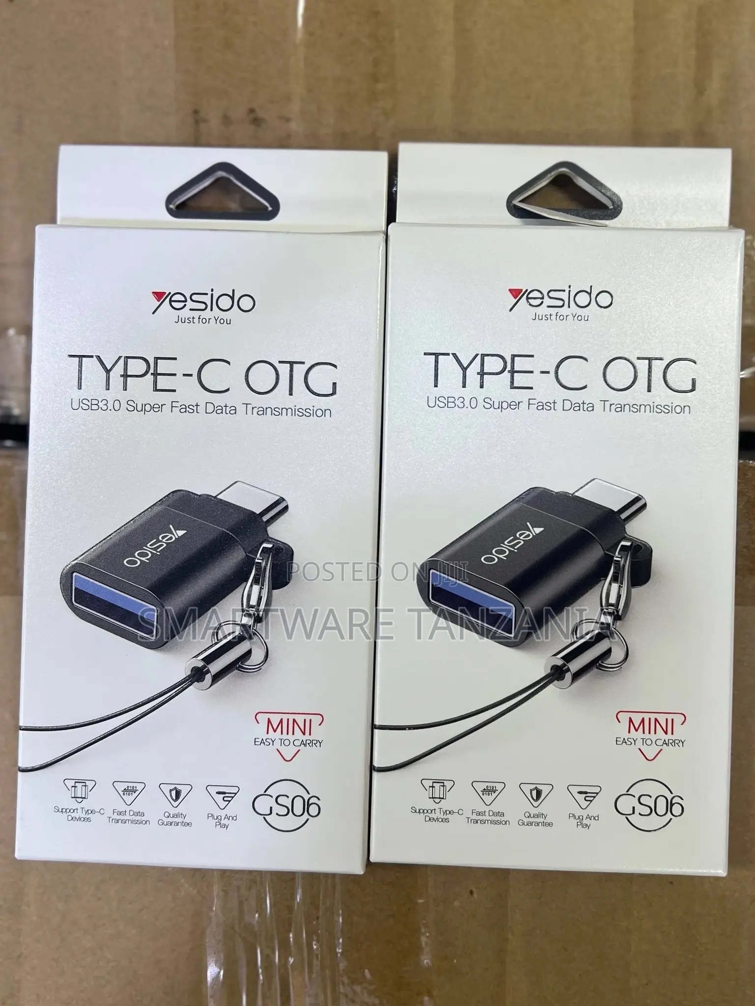 Yesido Gs06 Usb 3.0 Type-c Otg Adapter Mini Plug Play