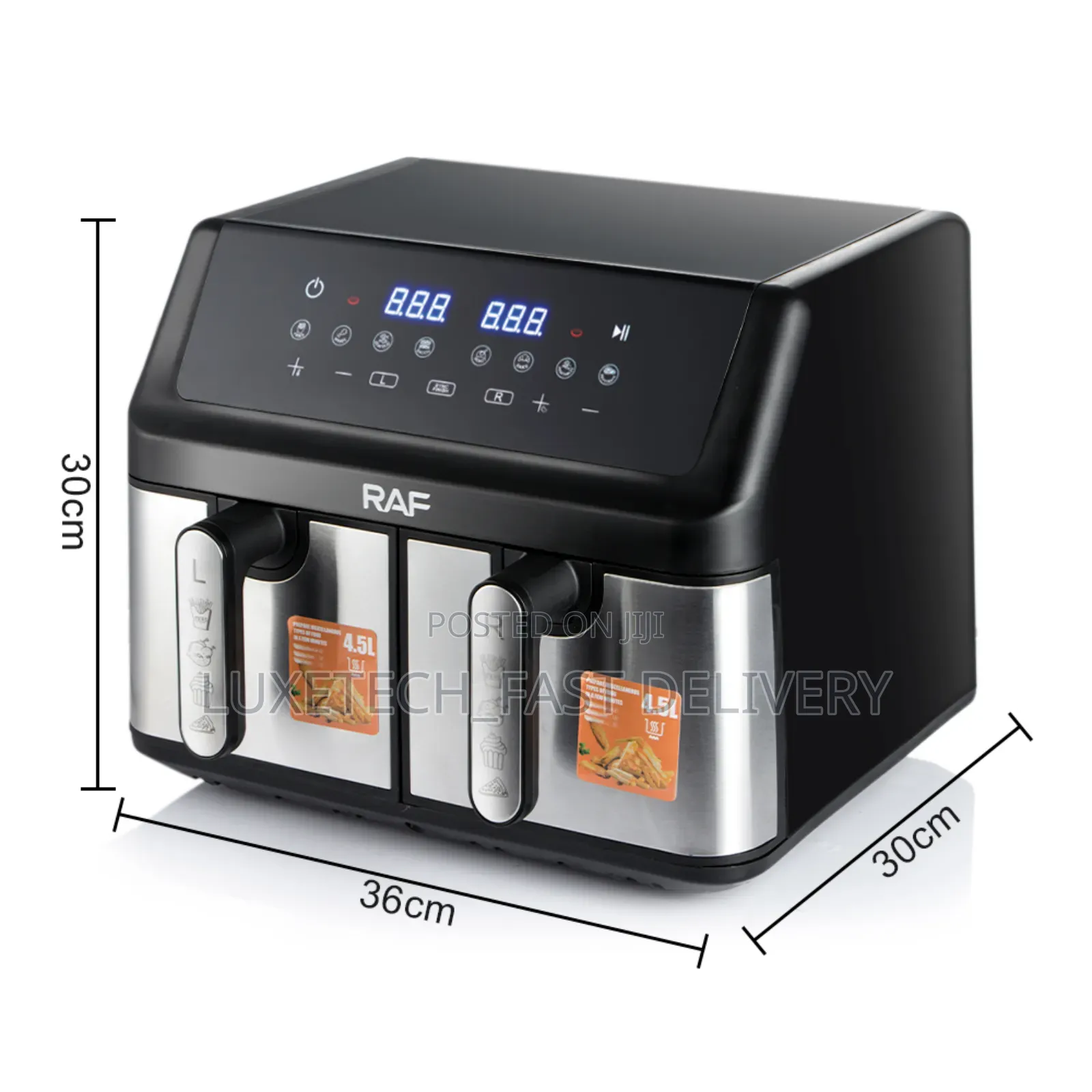 Raf R.5382 Smart Digital Air Fryer 9-Liters