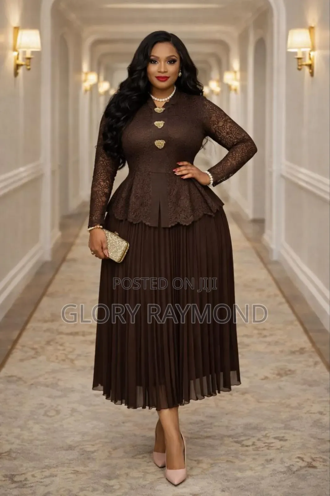 A Quality Lace Material Dress