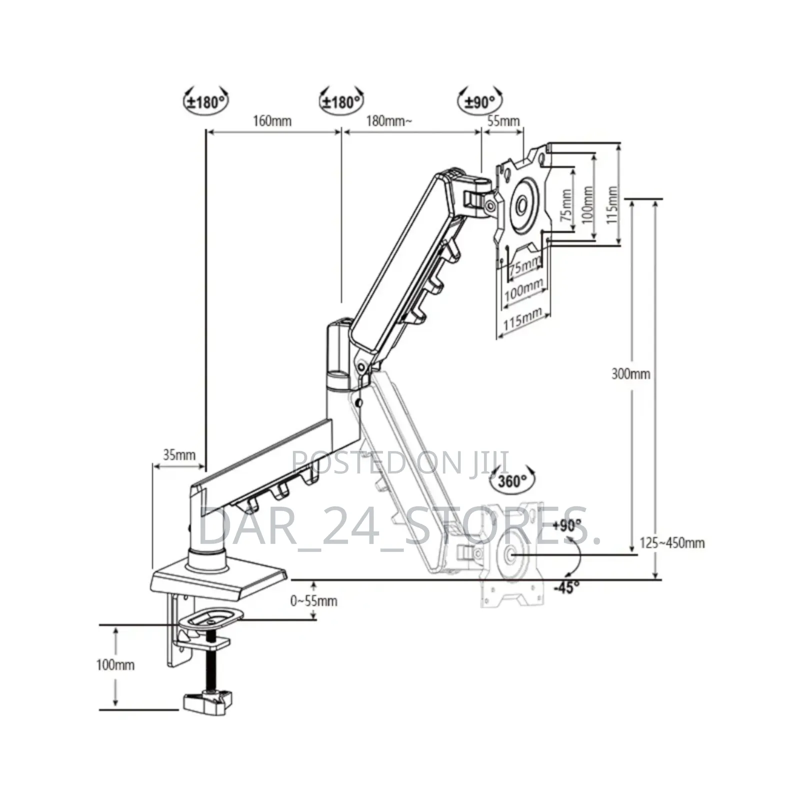 Monitor Mount Stand(17-32inches)