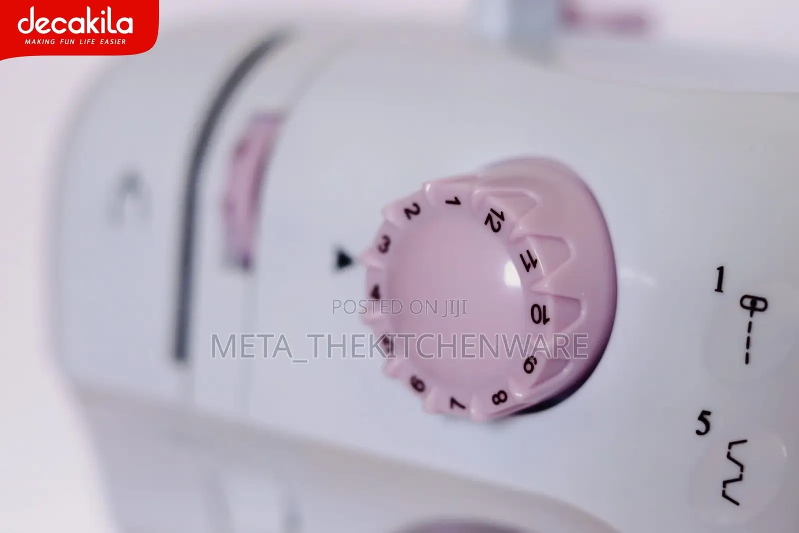 Decakila Multifunction Sewing Machine (12 Built-in Stitches)