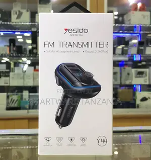 Yesido Y44 Bt 5.0 Fm Transmitter Dual Usb 3.1a Car Kit
