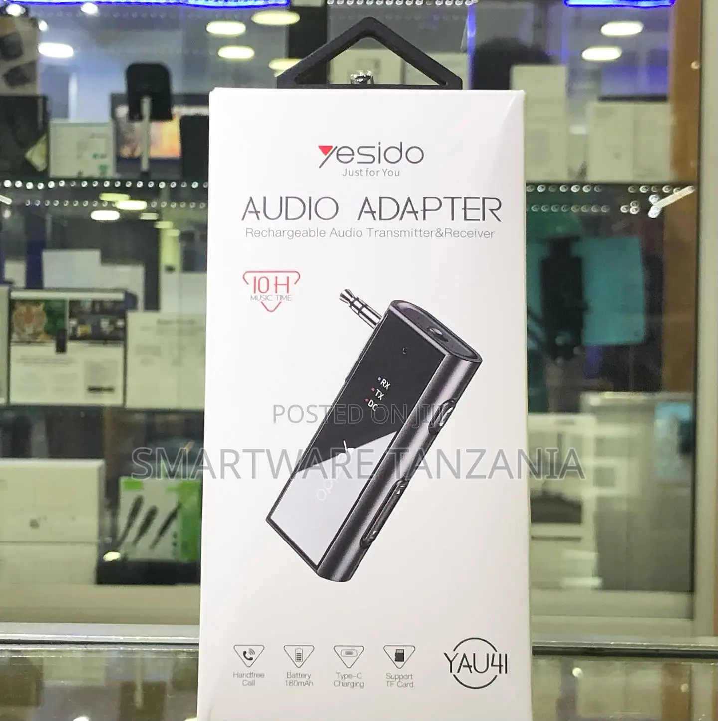 Yesido Yau41 Bluetooth Audio Transmitter Receiver 10hr