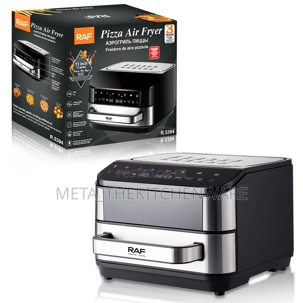 Raf Digital Air Fryer for Pizza Maker 13inch 7l