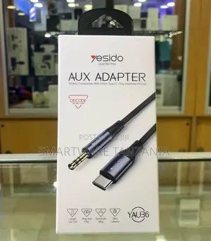 Yesido Yau36 Type-C to 3.5mm Aux Adapter Zero Latency