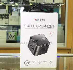 Yesido C216 Mini Magnet Nano Adhesive Cable Organizer Black