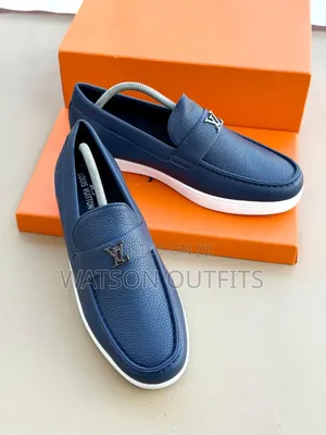 Men's Leather Loafer Shoes or Loafers Lv Brand Materials Quality