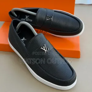 Men's Leather Loafer Shoes or Loafers Lv Brand Materials Quality