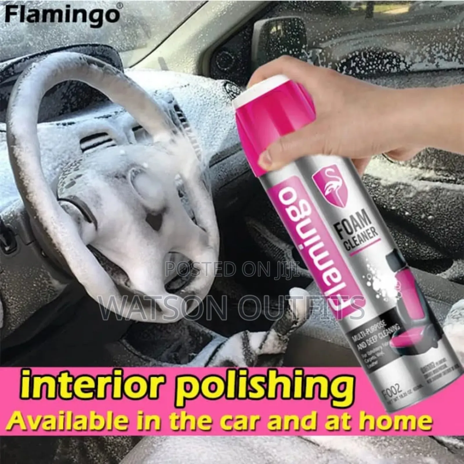 Flamingo Brand Multipurpose Polish for Cars and Shoes