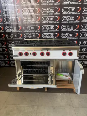 *6 Burners Gas Range Cookers With Gas Oven and Cabinet*