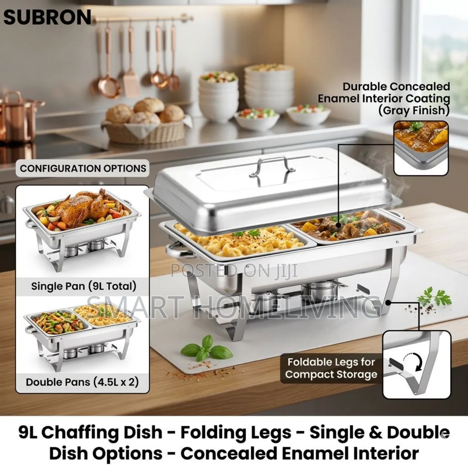 Chaffing Dish Double
