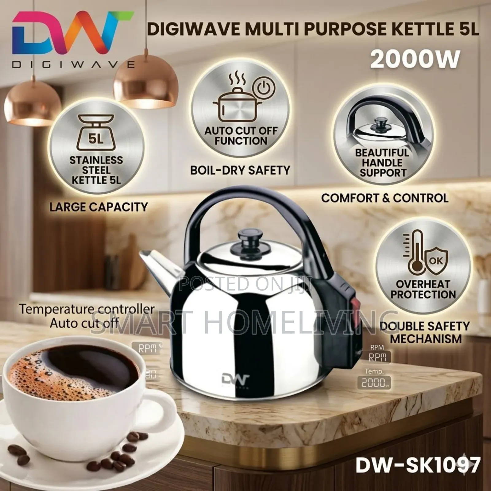 Digiwave Kettle 5l