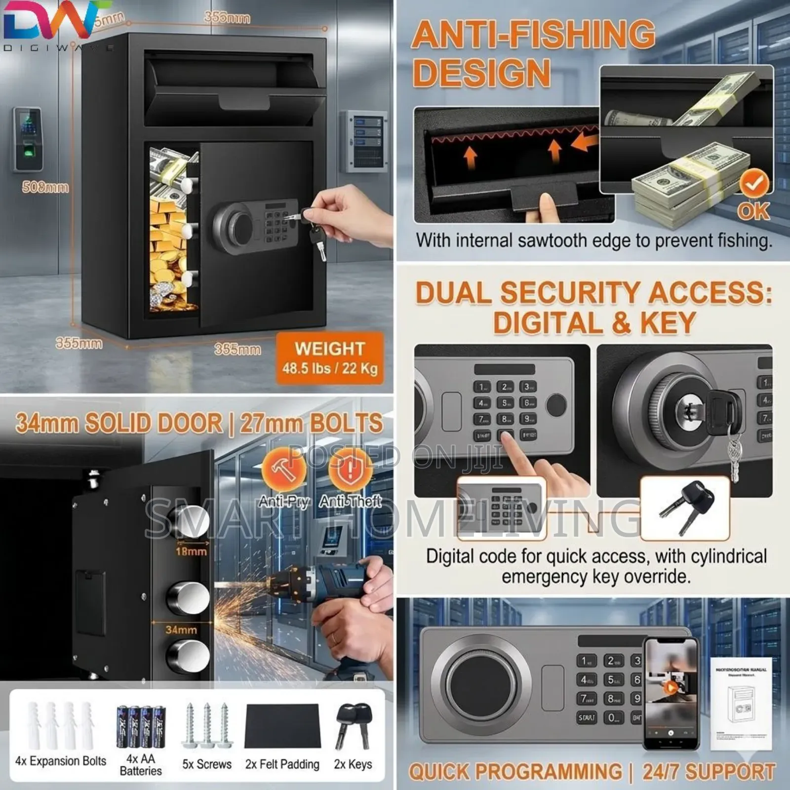 Digiwave Al-2014f Is A 25kg Safe Box