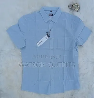 Shati or Men's Shirts Short Sleeved Brand New Materials Quality
