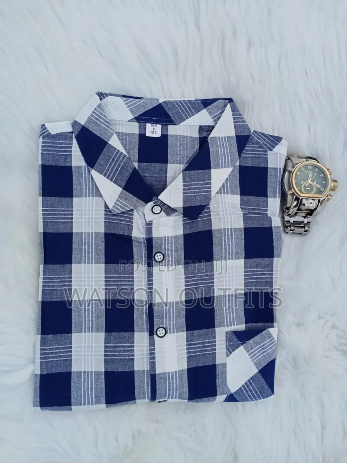 Shati or Men's Shirts Short Sleeved Brand New Materials Quality