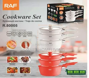 Raf Nonstick 3pc Cookware Set