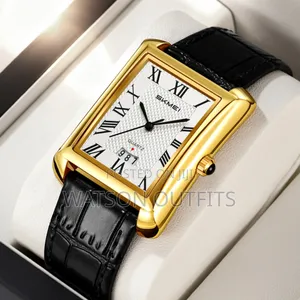 Skmei Brand Men's and Women's Original Watches Genuine Leather Straps