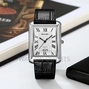 Skmei Brand Men's and Women's Original Watches Genuine Leather Straps