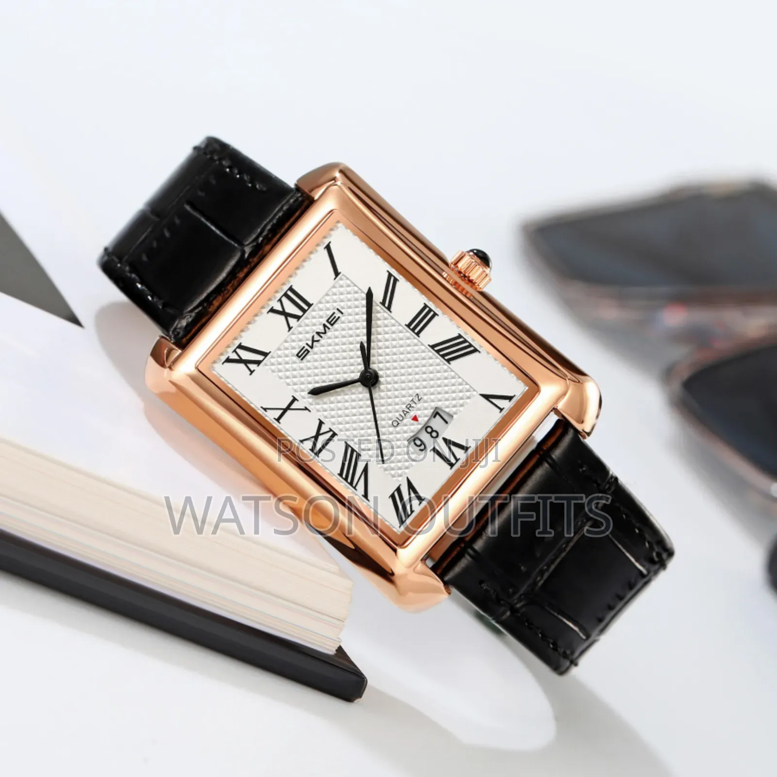 Skmei Brand Men's and Women's Original Watches Genuine Leather Straps