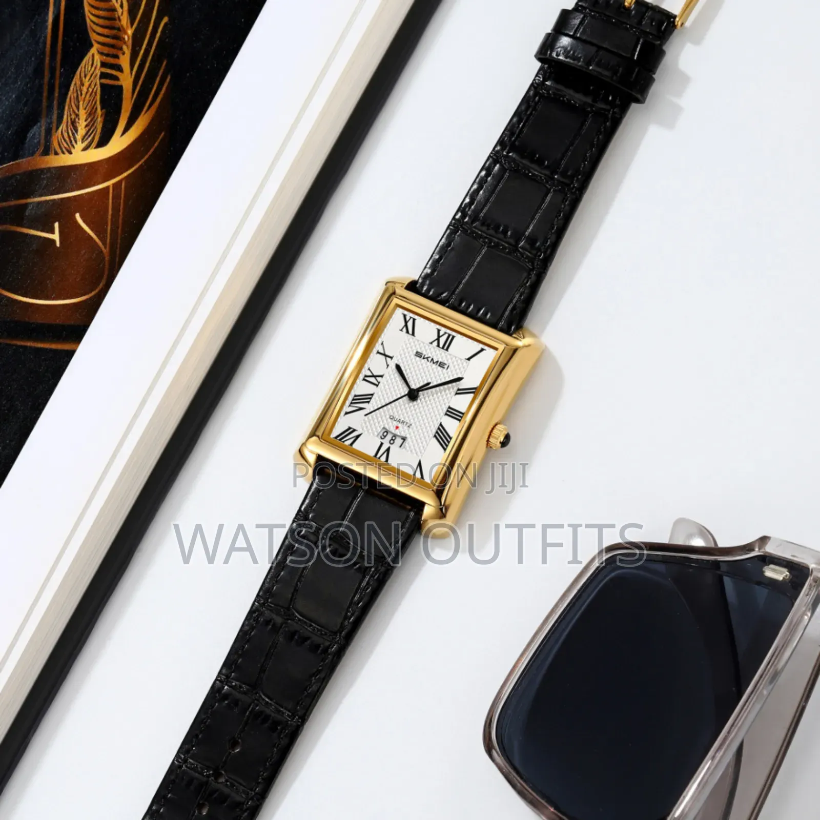 Skmei Brand Men's and Women's Original Watches Genuine Leather Straps
