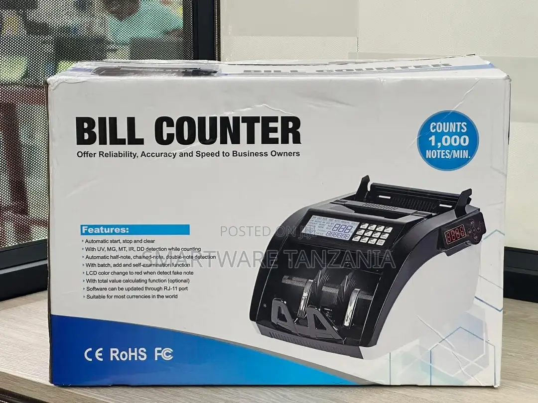 Bill Counter Machine With Uv Mg Ir Fake Note Detection