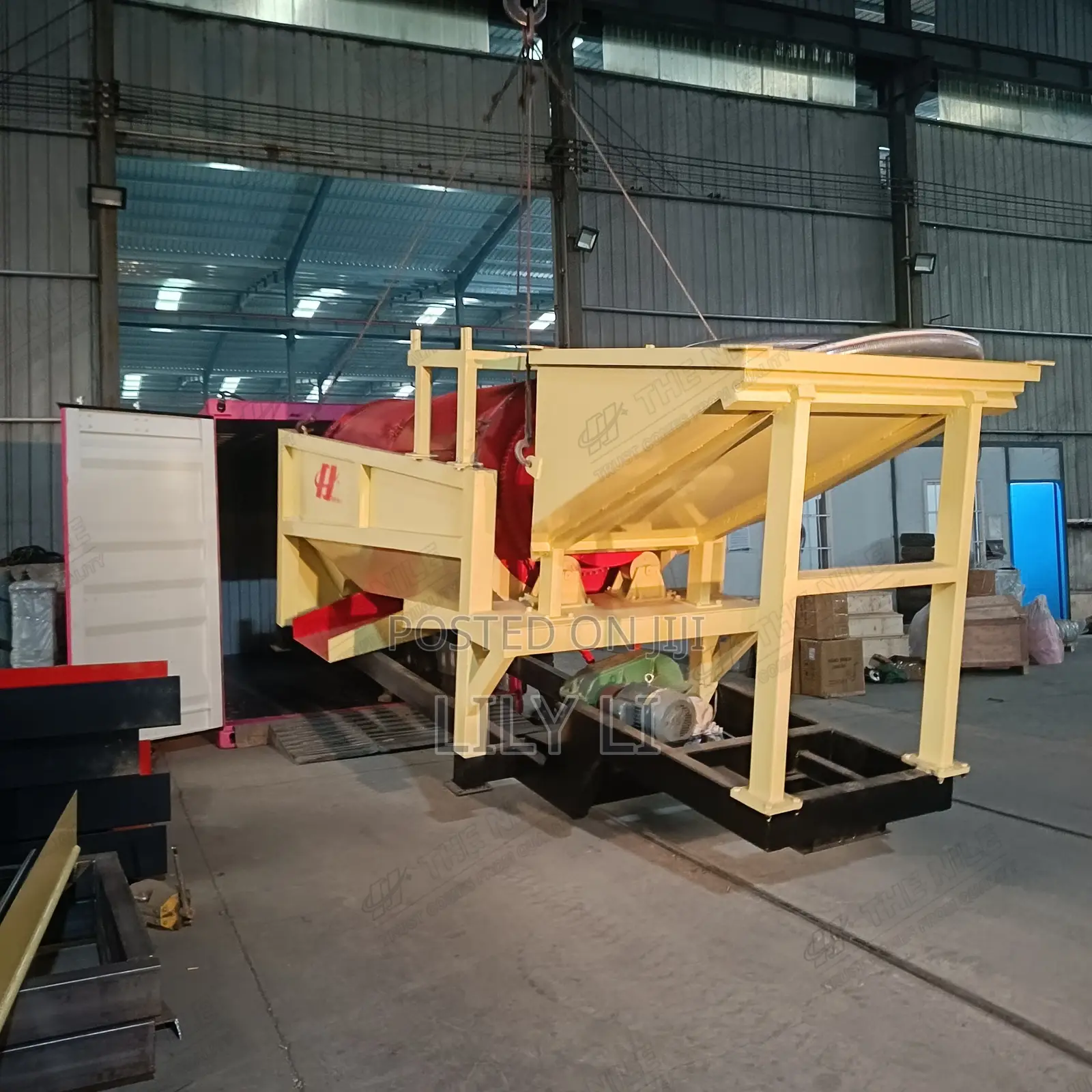 100tph Washing Machine Remove the Clay Trommel Gold Washing Plant