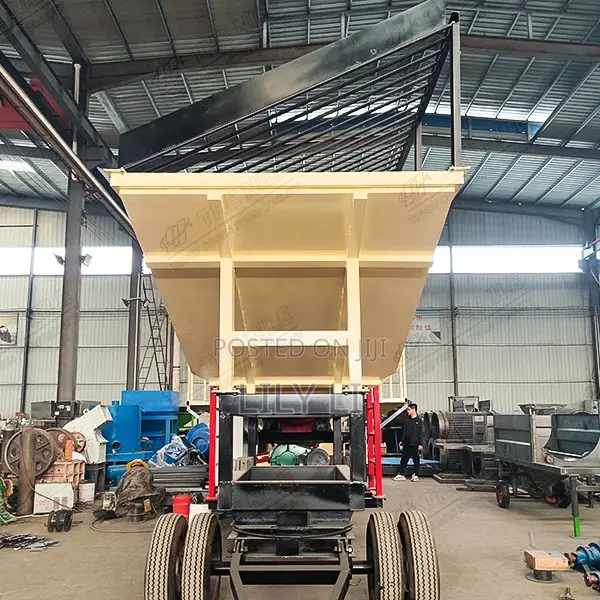 100tph Washing Machine Remove the Clay Trommel Gold Washing Plant