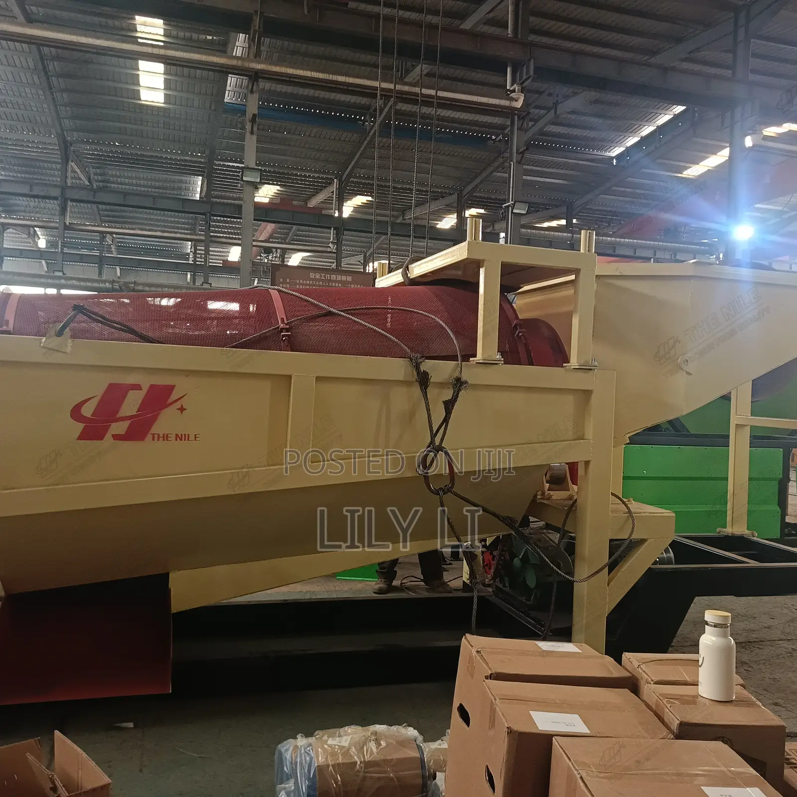 Customized 100tph Mobile Gravity Separator for Alluvial Gold Recovery
