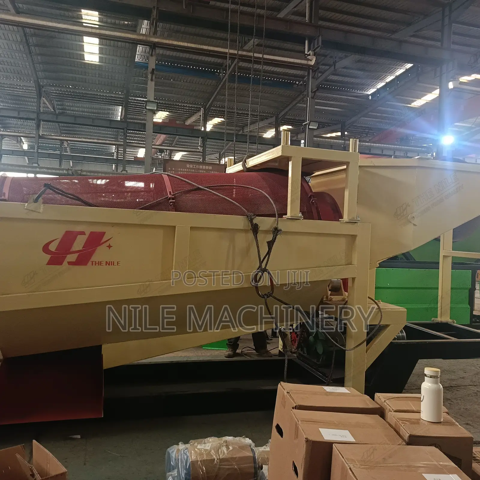 Customized 100tph Mobile Gravity Separator for Alluvial Gold Recovery