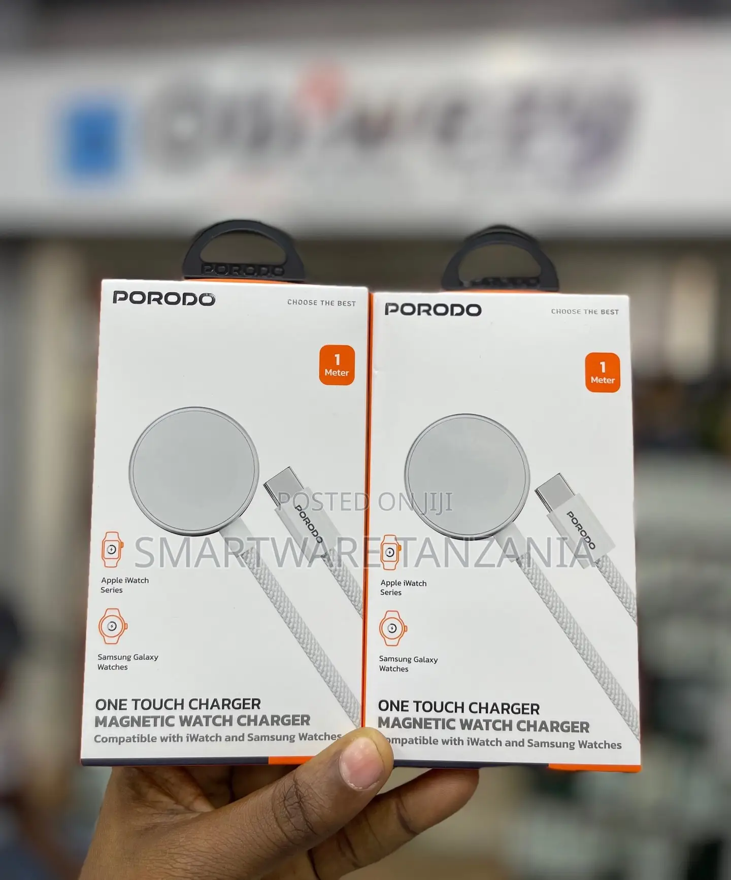 Porodo Magnetic Watch Charger for Iwatch and Samsung